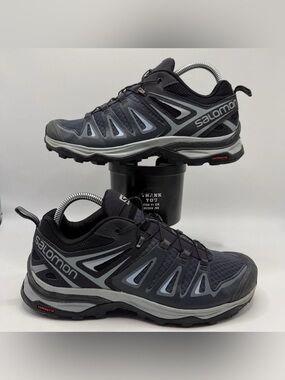 Salomon X Ultra 3 Trail Hiking Shoes Womens Size 8 Gray Contagrip